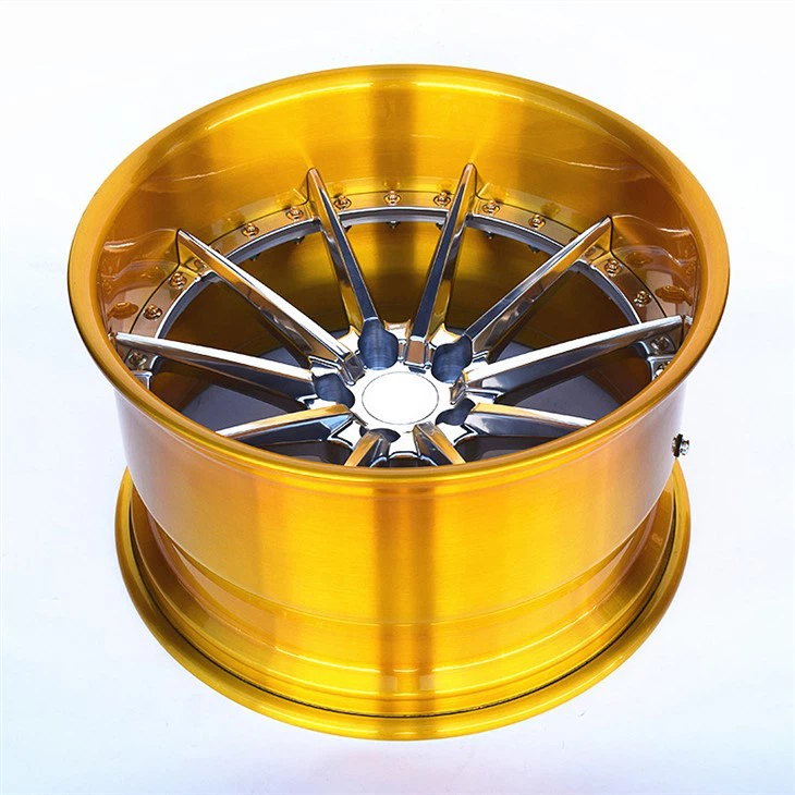 gold Forged Wheels 2 Piece